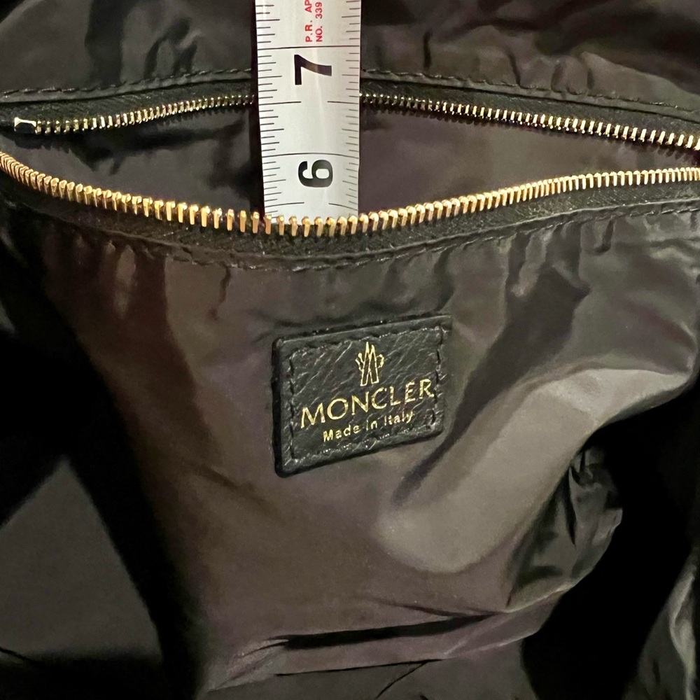 Moncler THERESE New With Tags Leopard Animal Print Purse Tote Shoulder Bag - Picture 11 of 13